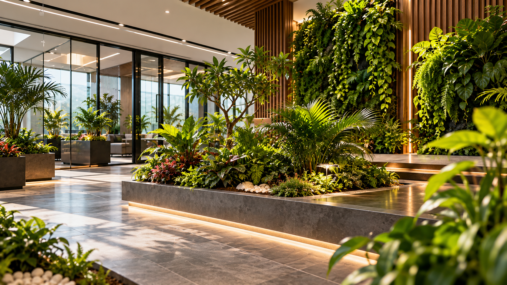 Indoor plants and greenery